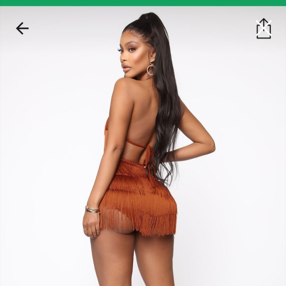 Fashion Nova Fringe Romper